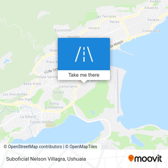 Suboficial Nelson Villagra map