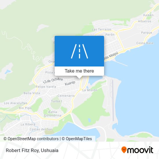 Mapa de Robert Fitz Roy