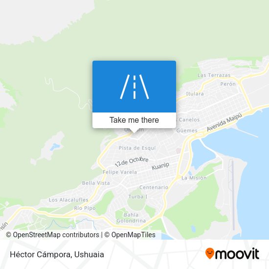 Héctor Cámpora map