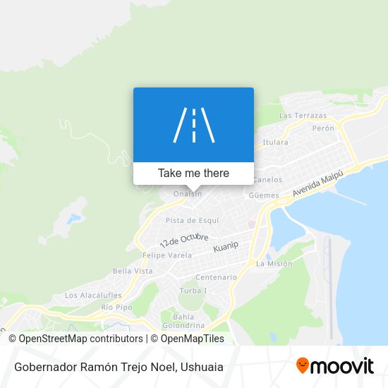 Gobernador Ramón Trejo Noel map