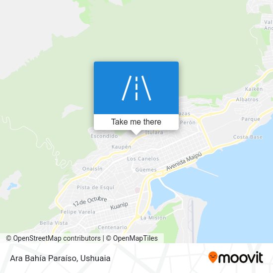 Ara Bahía Paraíso map