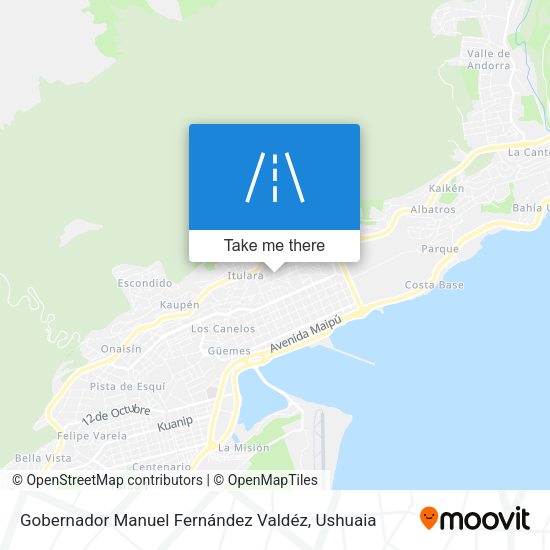 Mapa de Gobernador Manuel Fernández Valdéz