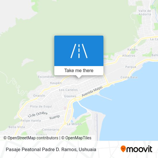 Pasaje Peatonal Padre D. Ramos map