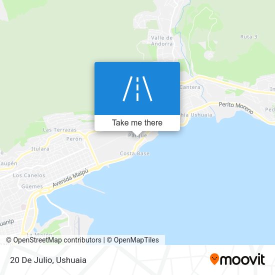 Mapa de 20 De Julio