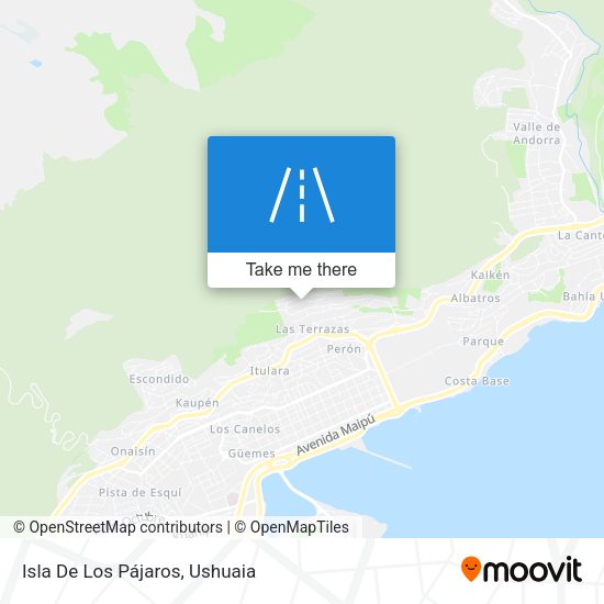 Isla De Los Pájaros map
