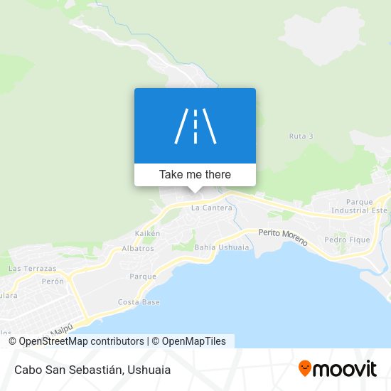 Cabo San Sebastián map