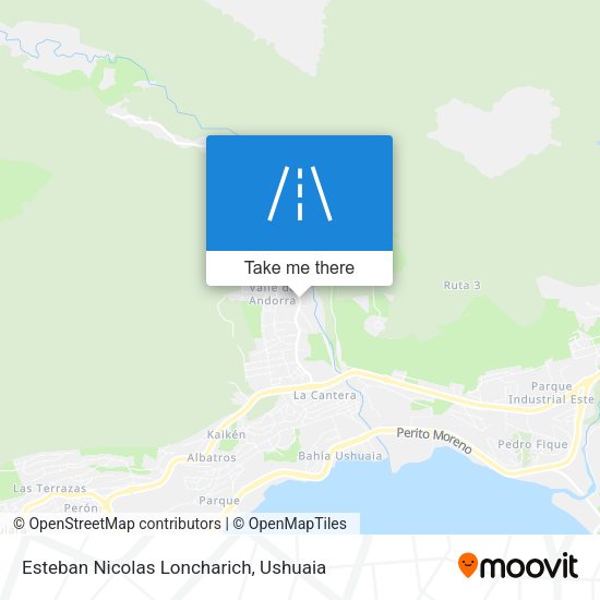Esteban Nicolas Loncharich map