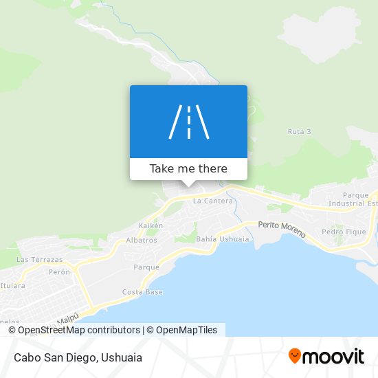 Cabo San Diego map