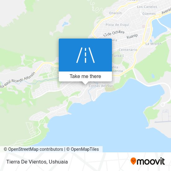 Mapa de Tierra De Vientos