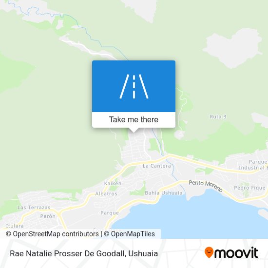 Mapa de Rae Natalie Prosser De Goodall