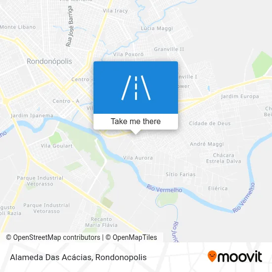 Alameda Das Acácias map