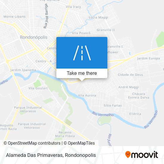 Alameda Das Primaveras map