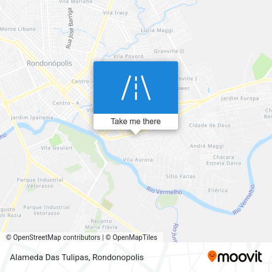 Alameda Das Tulipas map