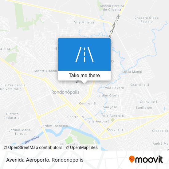 Avenida Aeroporto map