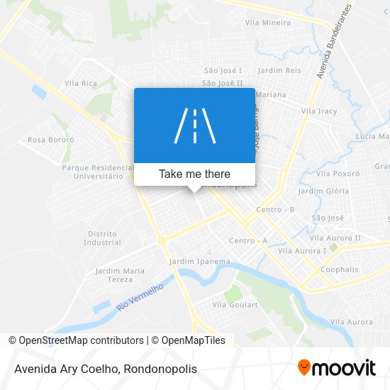 Avenida Ary Coelho map