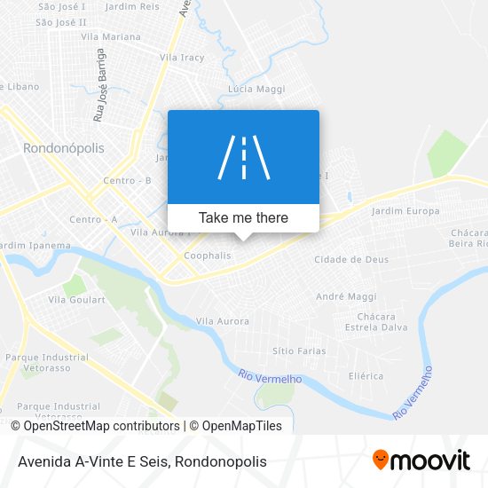 Avenida A-Vinte E Seis map