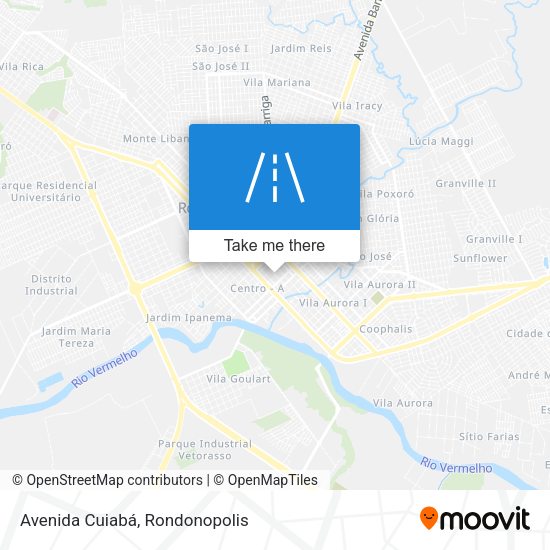 Avenida Cuiabá map