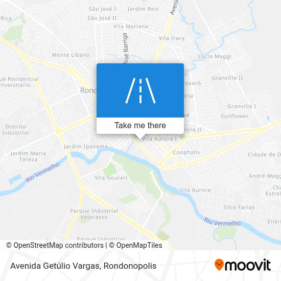 Avenida Getúlio Vargas map