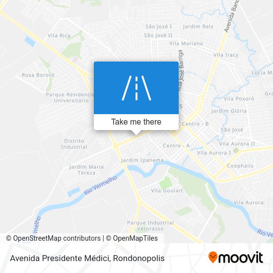 Avenida Presidente Médici map