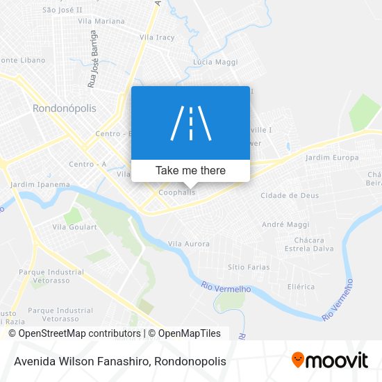 Avenida Wilson Fanashiro map