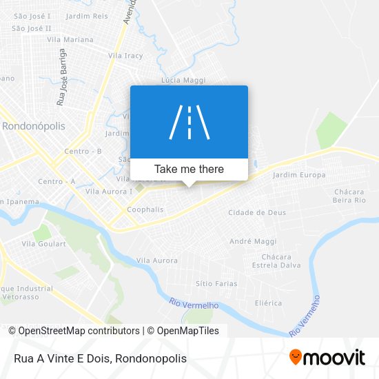 Rua A Vinte E Dois map