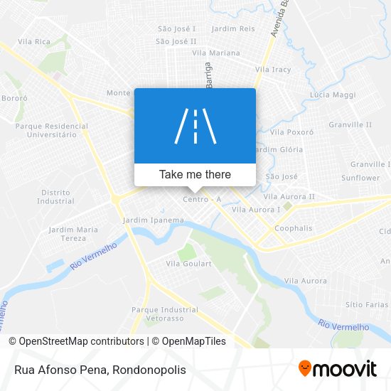 Rua Afonso Pena map