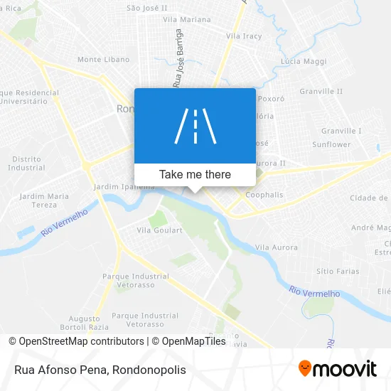 Rua Afonso Pena map