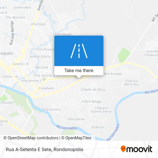 Rua A-Setenta E Sete map