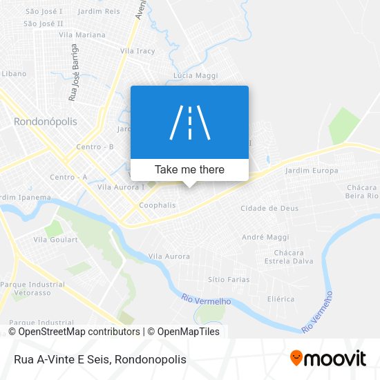 Rua A-Vinte E Seis map