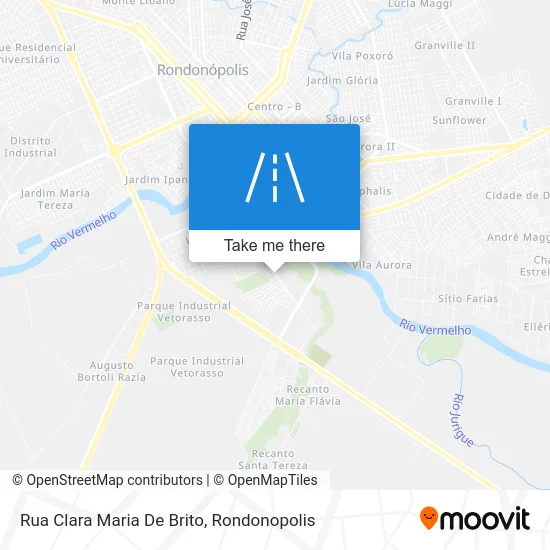 Rua Clara Maria De Brito map