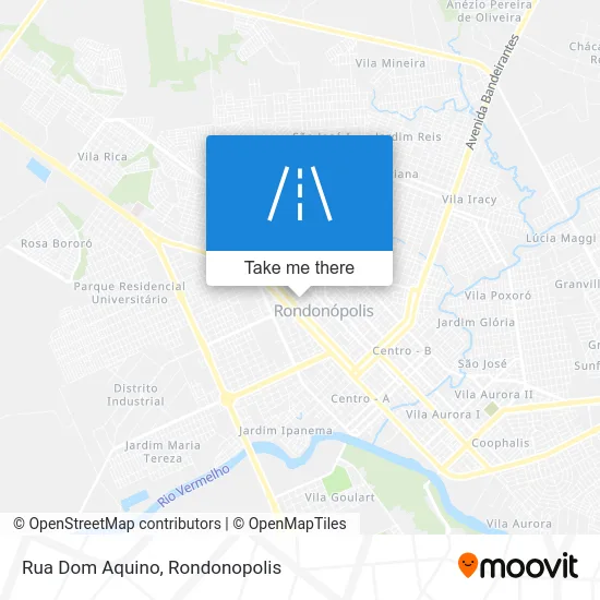 Rua Dom Aquino map