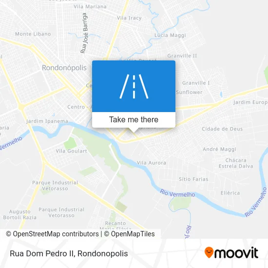 Rua Dom Pedro II map