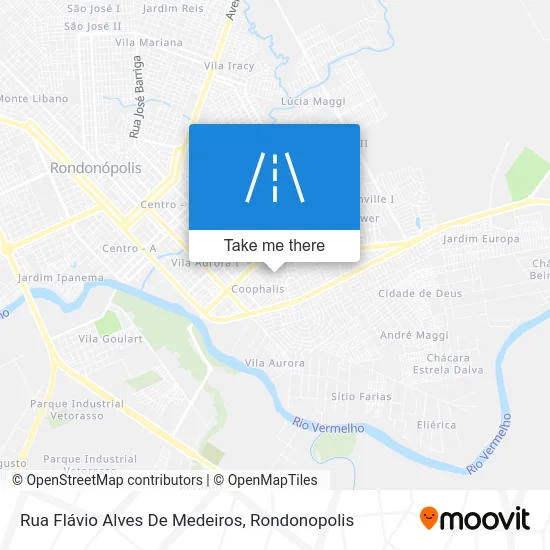 Rua Flávio Alves De Medeiros map