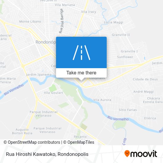 Rua Hiroshi Kawatoko map