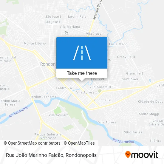 Rua João Marinho Falcão map