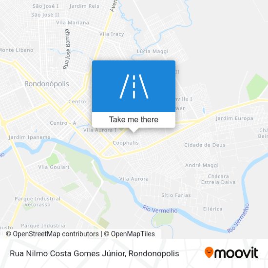 Rua Nilmo Costa Gomes Júnior map
