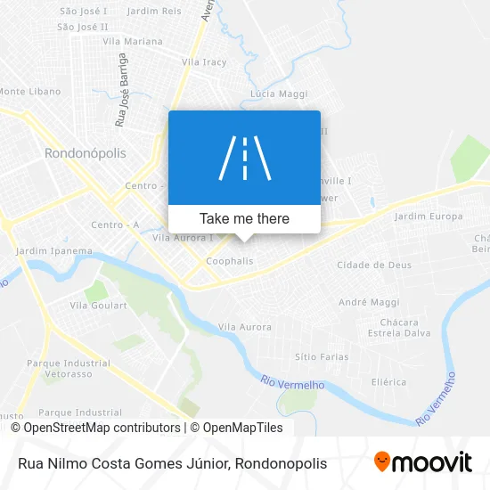 Rua Nilmo Costa Gomes Júnior map