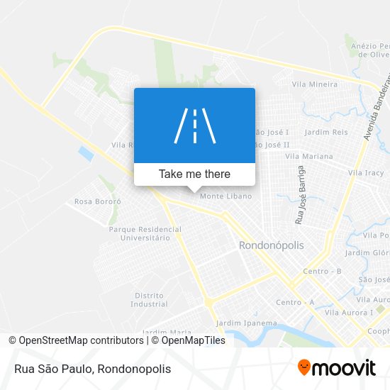 Rua São Paulo map
