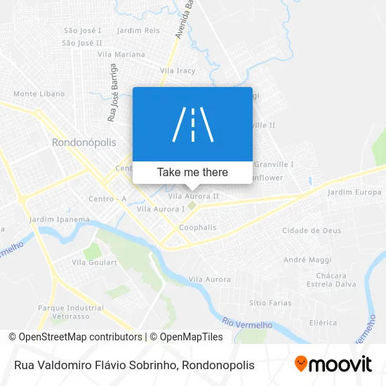 Rua Valdomiro Flávio Sobrinho map