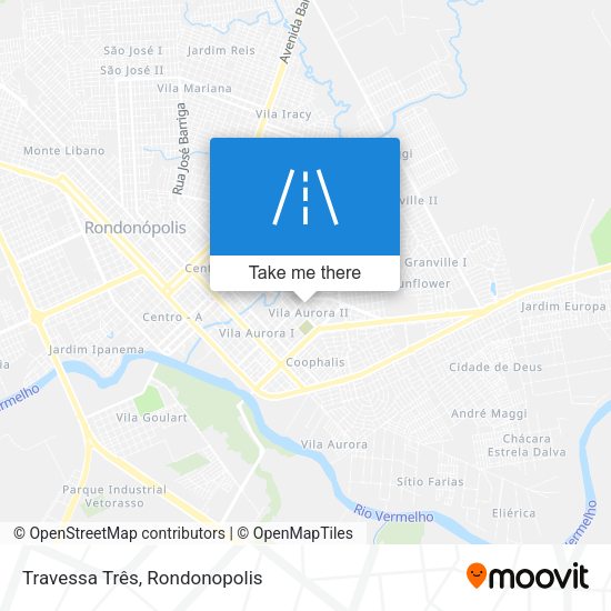Travessa Três map