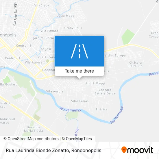 Rua Laurinda Bionde Zonatto map