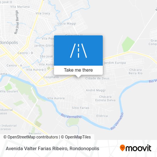 Avenida Valter Farias Ribeiro map