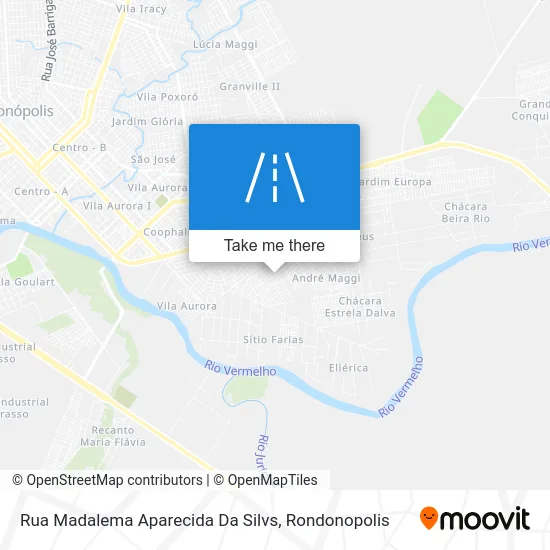 Rua Madalema Aparecida Da Silvs map