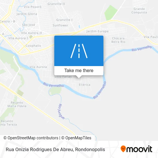Rua Onizia Rodrigues De Abreu map