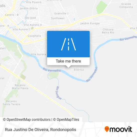 Rua Justino De Oliveira map