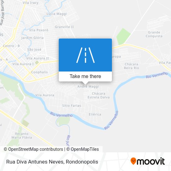 Rua Diva Antunes Neves map