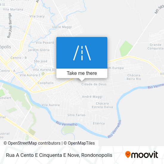 Rua A Cento E Cinquenta E Nove map