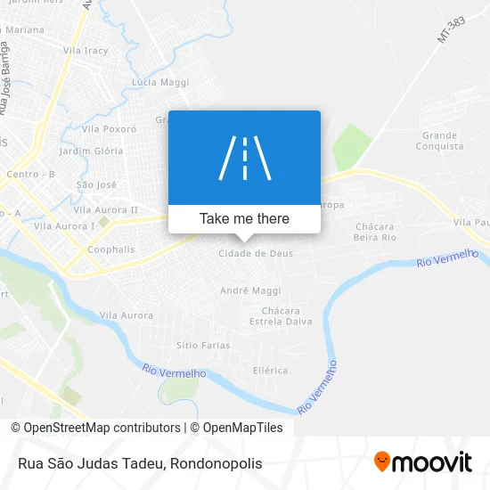 Rua São Judas Tadeu map