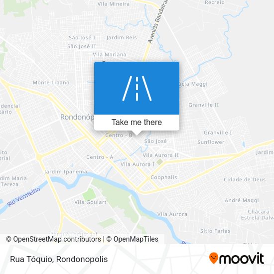 Rua Tóquio map
