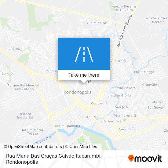 Rua Maria Das Graças Galvão Itacarambi map